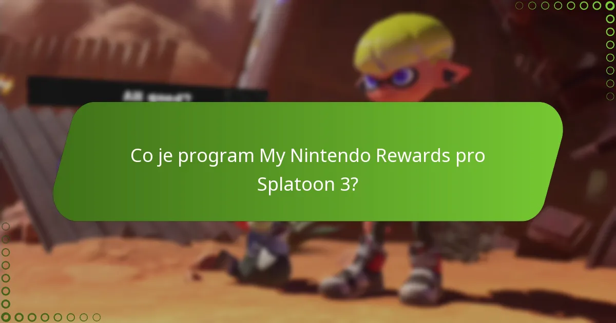 Jak si uplatním odměny ve Splatoon 3?