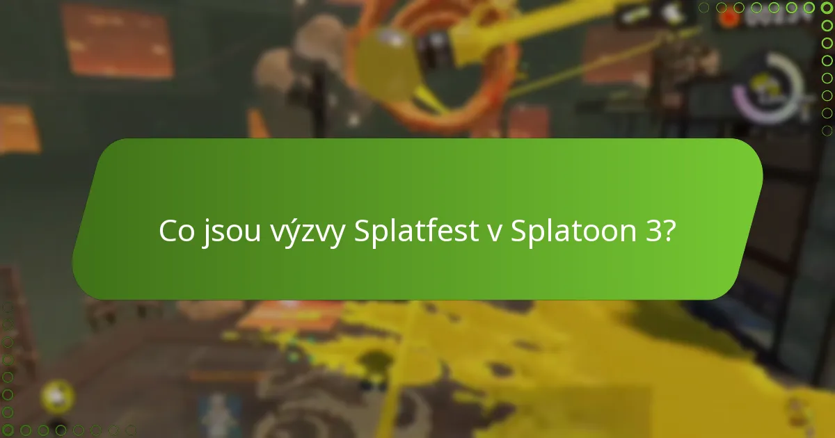 Jak efektivně dokončit výzvy Splatfest?