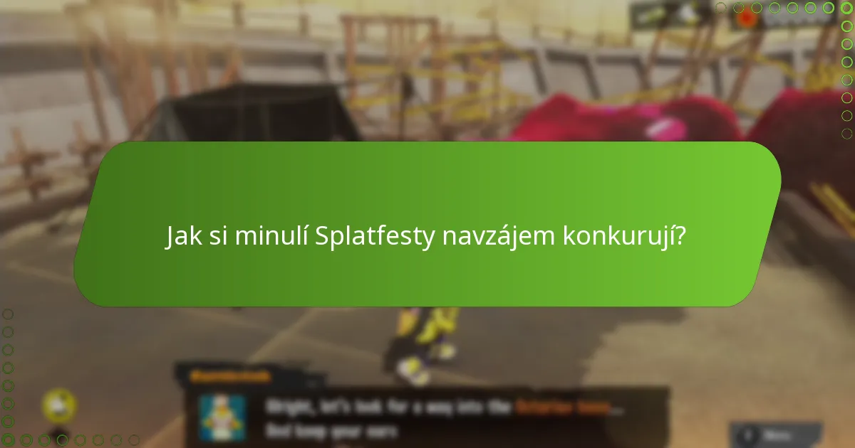 Jaké odměny mohou hráči získat z akcí Splatfest?