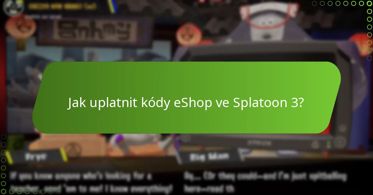 Jaké jsou běžné problémy s kódy eShop?