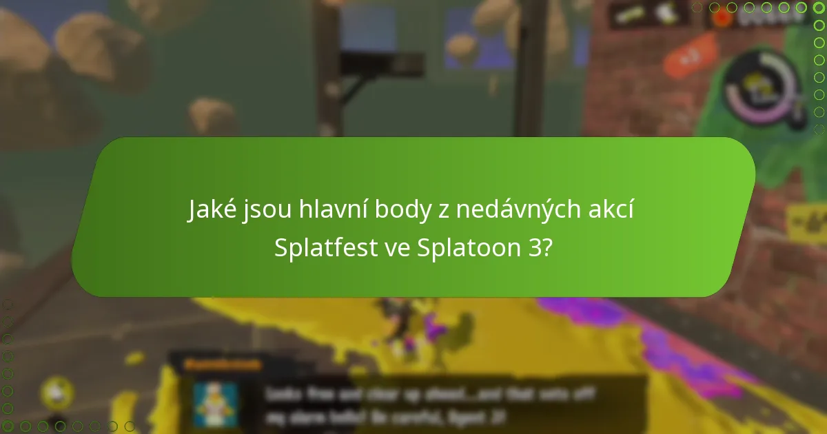 Jak se tento Splatfest srovnává s předchozími akcemi?