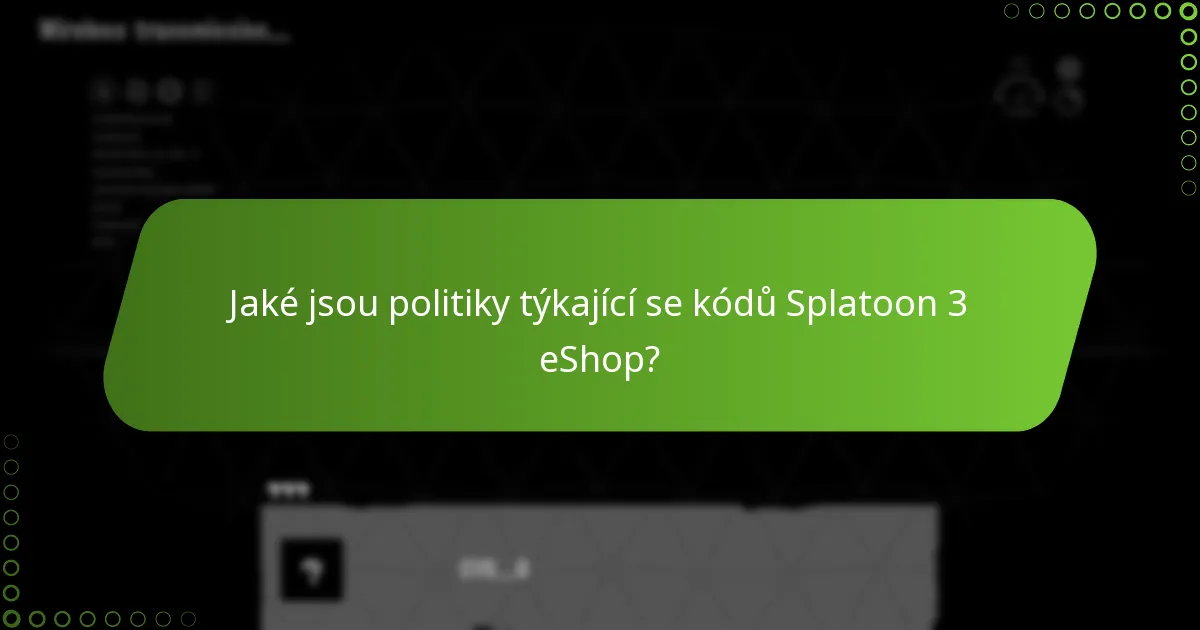 Kde můžete zakoupit kódy Splatoon 3 eShop?