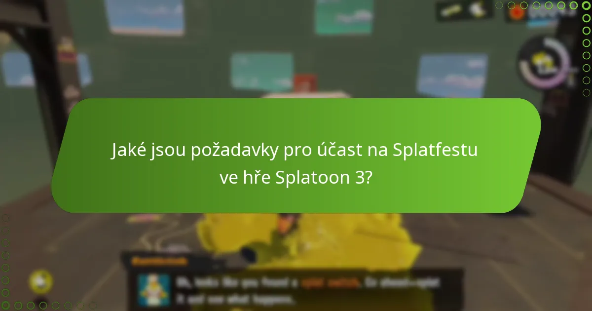 Jaké strategie mohou zlepšit výkon ve Splatfestu?
