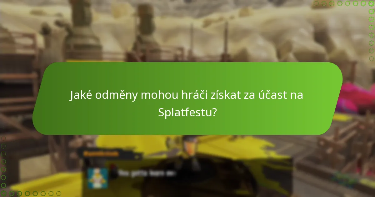 Jak se účast na Splatfestu srovnává s jinými akcemi?