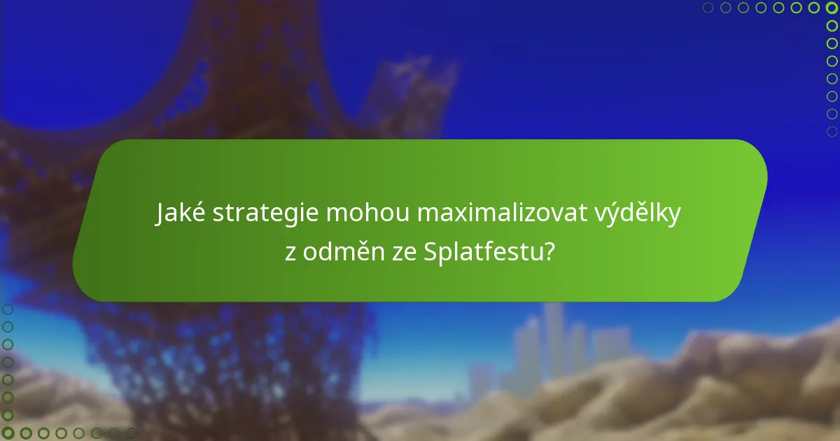 Jaké typy odměn mohou hráči získat během Splatfestu?